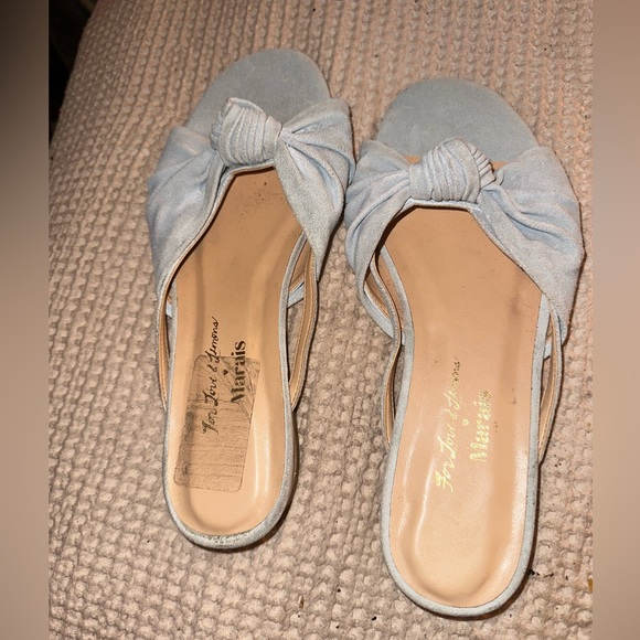 BRAND NEW!!! RARE FL&L Suede Slide Sandals!! - Picture 5 of 7